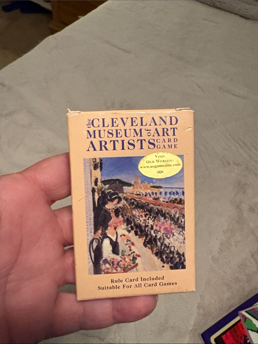 Cleveland Museum of Art Artists Card Game/Deck of Cards